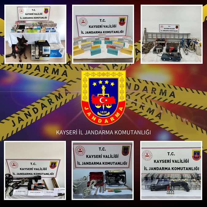Kayseri İl Jandarma Komutanlığı 2024 Yılı Mayıs Ayı Faaliyetleri;