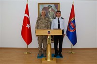 10.03.2025 tarihinde 3'üncü Dent.Grp.Bşk. J.Alb. Mustafa ÇETİNKAYA'nın Komutanlığımızı ziyareti