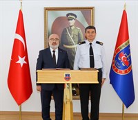 19.01.2024 tarihinde Kayseri Üniversitesi Rektörü Sn. Kurtuluş KARAMUSTAFA'nın Komutanlığımızı ziyareti