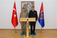 10.01.2025 tarihinde J.İs.K. Tuğg. Hamdi GÜLPINAR'ın Komutanlığımızı ziyareti