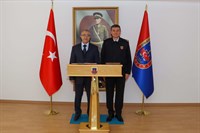 26.02.2025 tarihinde Jandarma Asayiş Vakfı Genel Müdürü (E) J.Kur.Alb. Mehmet BOYRAZ'ın Komutanlığımızı ziyareti